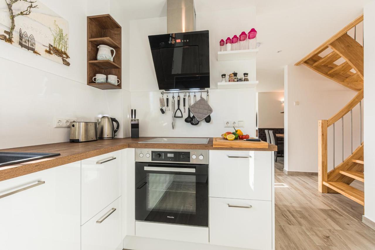 Ferienhaus-See-Sauna-Kamin-Hund Mit E-Ladestation Krakow am See Esterno foto