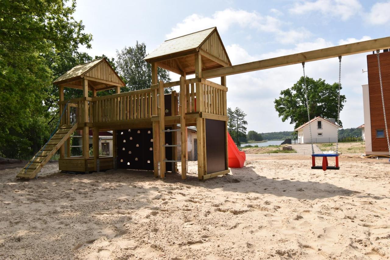 Ferienhaus-See-Sauna-Kamin-Hund Mit E-Ladestation Krakow am See Esterno foto
